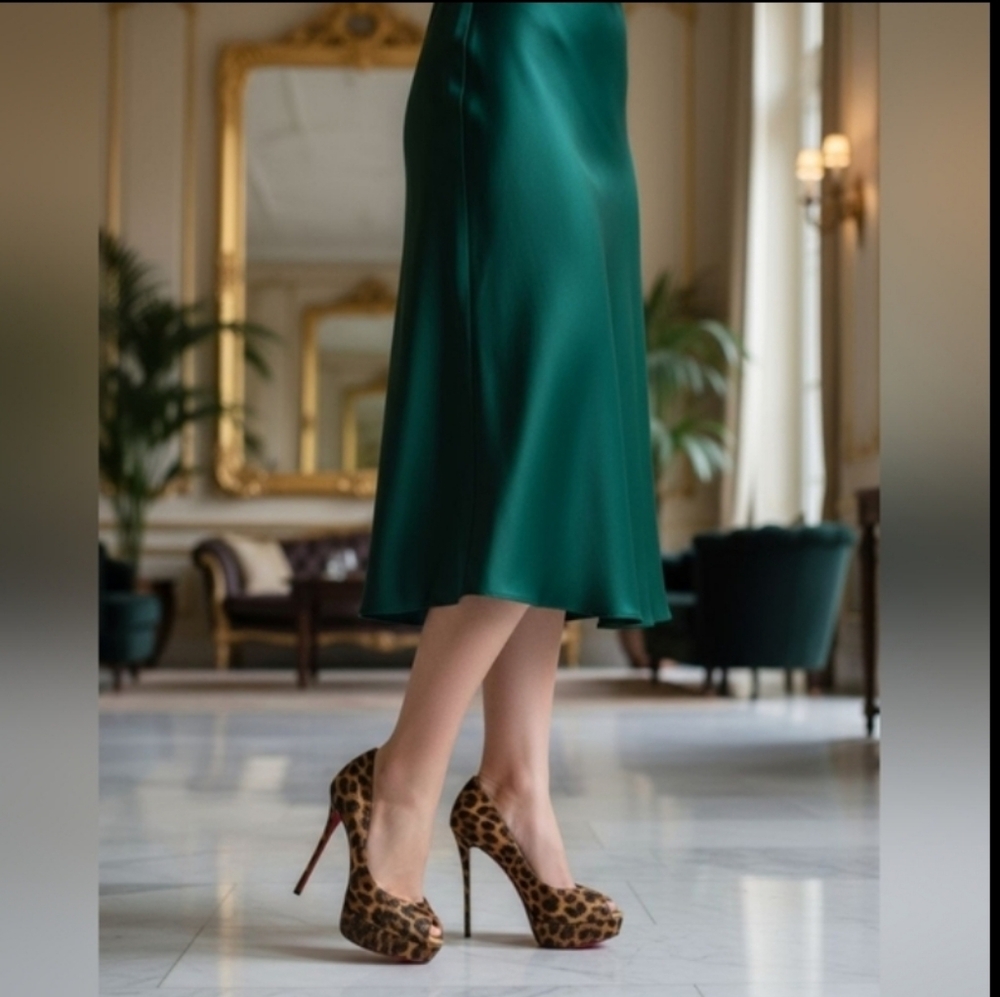 Christian Louboutin Fetish Peep-Toe Pumps - Picture 10 of 10